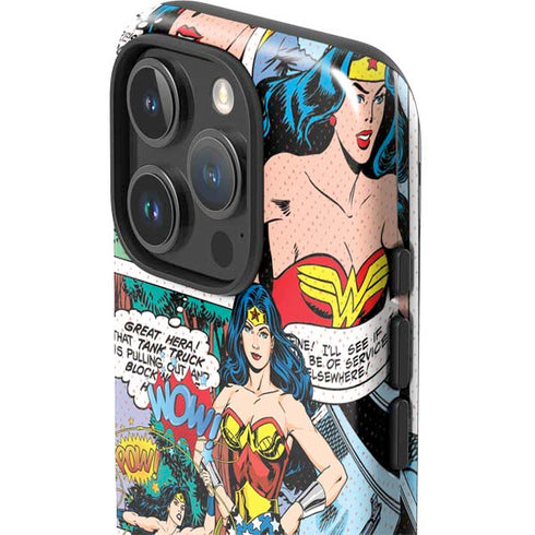 DC Comics Wonder Woman Comic Blast iPhone 16 Pro Impact Case