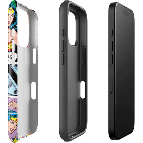 DC Comics Wonder Woman Comic Blast iPhone 16 Pro Impact Case