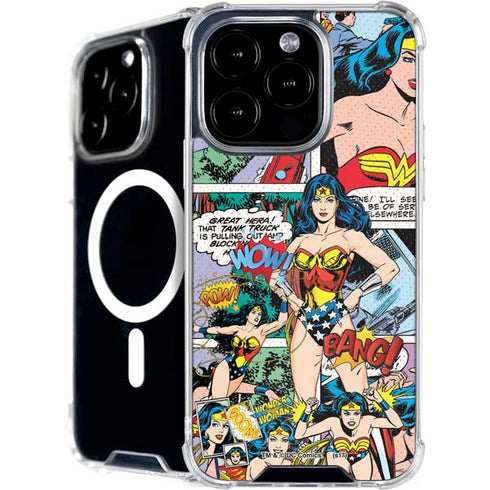 DC Comics Wonder Woman Comic Blast iPhone 16 Pro MagSafe Case