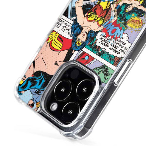 DC Comics Wonder Woman Comic Blast iPhone 16 Pro MagSafe Case