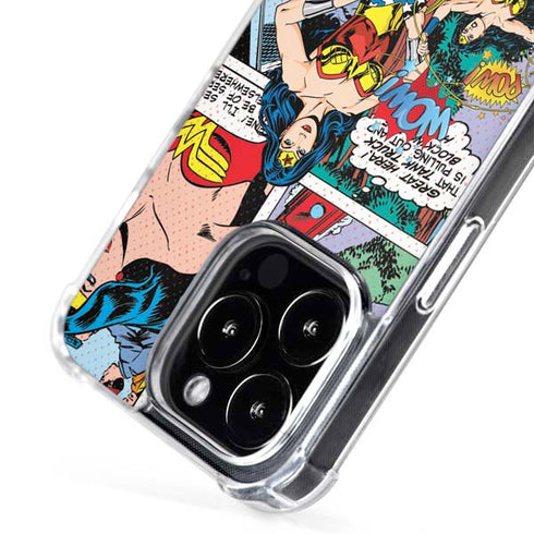 DC Comics Wonder Woman Comic Blast iPhone 16 Pro Max MagSafe Case