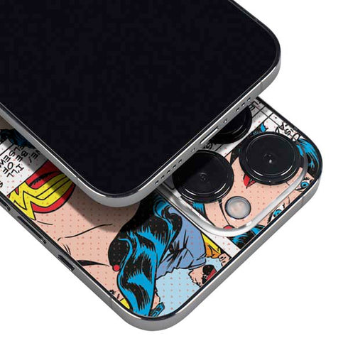 DC Comics Wonder Woman Comic Blast iPhone 16 Pro Skin