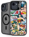 DC Comics Wonder Woman Comic Blast iPhone 16e Kickstand Case