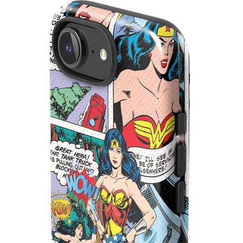DC Comics Wonder Woman Comic Blast iPhone 16e Impact Case