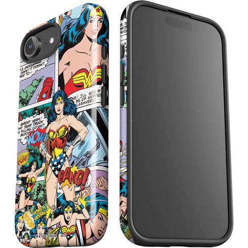 DC Comics Wonder Woman Comic Blast iPhone 16e Impact Case
