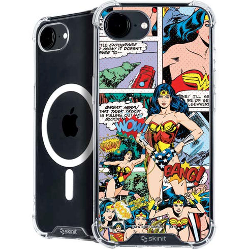DC Comics Wonder Woman Comic Blast iPhone 16e MagSafe Case