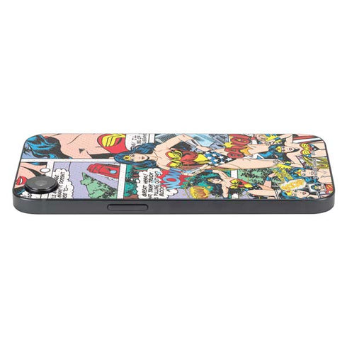 DC Comics Wonder Woman Comic Blast iPhone 16e Skin