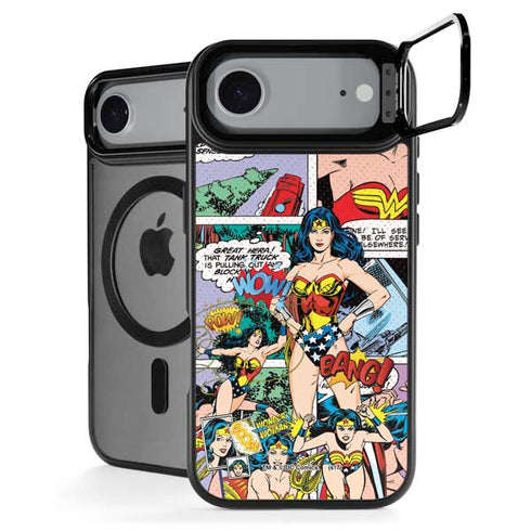 DC Comics Wonder Woman Comic Blast iPhone 17 Air Kickstand Case