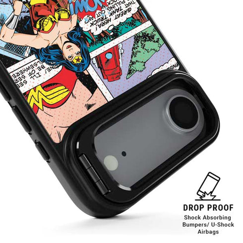 DC Comics Wonder Woman Comic Blast iPhone 17 Air Kickstand Case