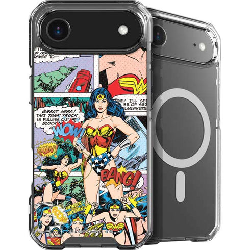 DC Comics Wonder Woman Comic Blast iPhone 17 Air MagSafe Case