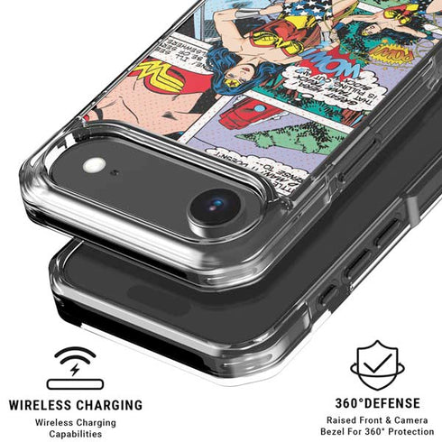DC Comics Wonder Woman Comic Blast iPhone 17 Air MagSafe Case