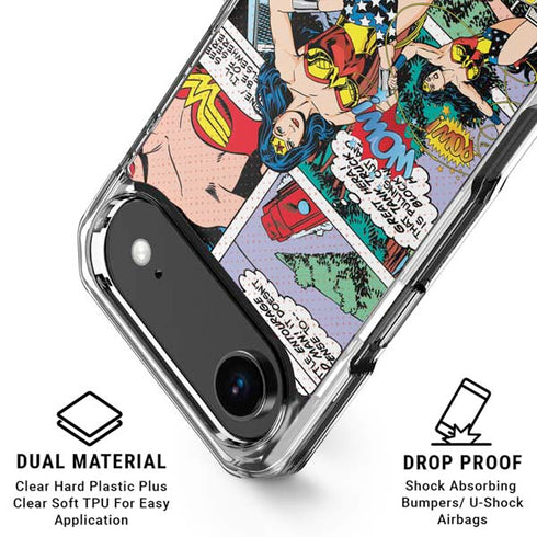 DC Comics Wonder Woman Comic Blast iPhone 17 Air MagSafe Case
