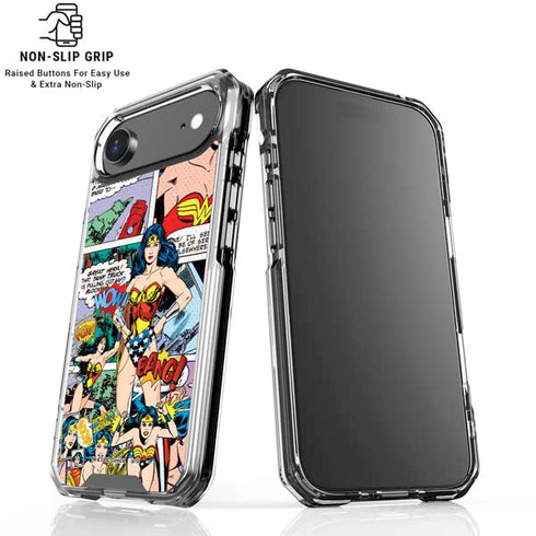 DC Comics Wonder Woman Comic Blast iPhone 17 Air MagSafe Case