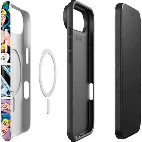 DC Comics Wonder Woman Comic Blast iPhone 17 Air Magsafe Impact Case