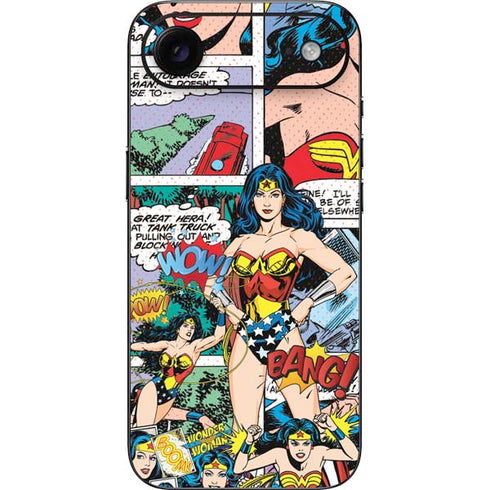 DC Comics Wonder Woman Comic Blast iPhone 17 Air Skin