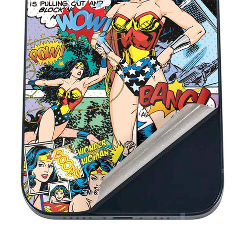 DC Comics Wonder Woman Comic Blast iPhone 17 Air Skin