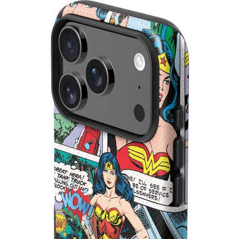 DC Comics Wonder Woman Comic Blast iPhone 17 Pro Impact Case