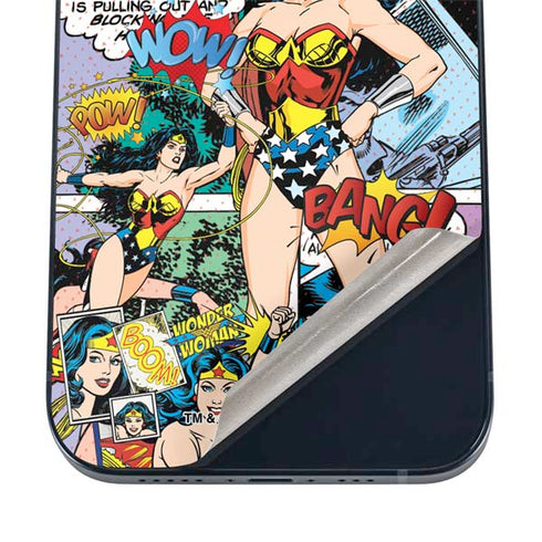 DC Comics Wonder Woman Comic Blast iPhone 17 Skin