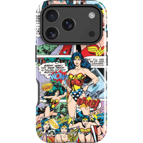 DC Comics Wonder Woman Comic Blast iPhone 18 Pro Impact Case