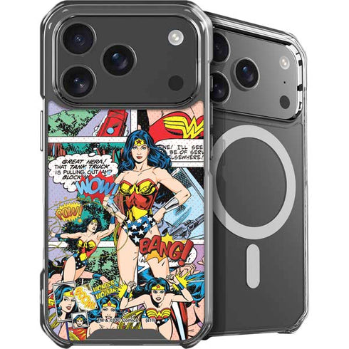 DC Comics Wonder Woman Comic Blast iPhone 18 Pro Max MagSafe Case