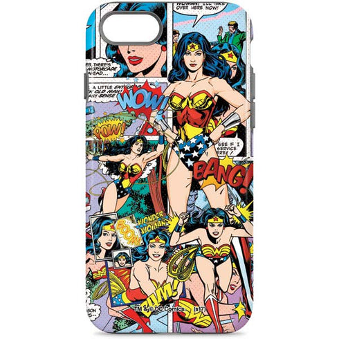 DC Comics Wonder Woman Comic Blast iPhone Cases