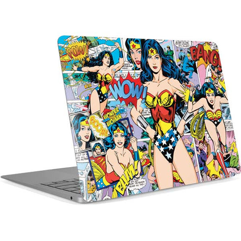 DC Comics Wonder Woman Comic Blast Apple MacBook Air Skin