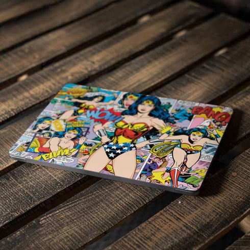 DC Comics Wonder Woman Comic Blast Apple MacBook Air Skin