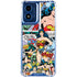 DC Comics Wonder Woman Comic Blast Moto G Play 4G (2024) Clear Case