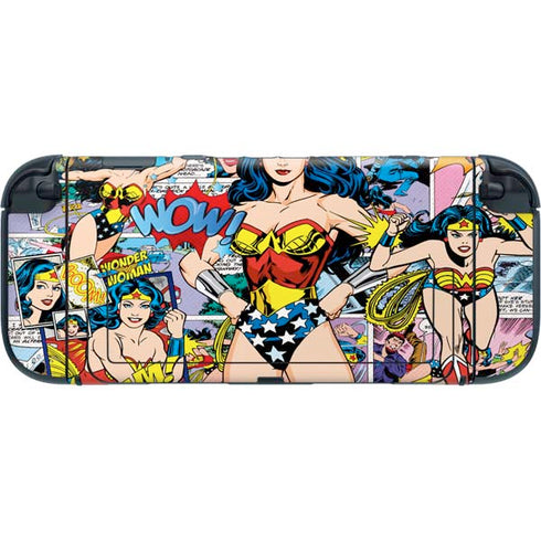 DC Comics Wonder Woman Comic Blast Nintendo Switch 2 (2025) with Joy-Con Skin