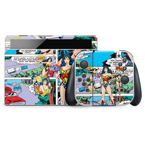 DC Comics Wonder Woman Comic Blast Nintendo Skins