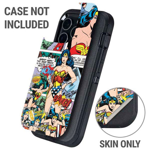DC Comics Wonder Woman Comic Blast Otterbox Defender iPhone Skin