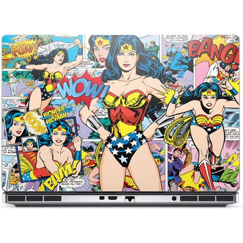 DC Comics Wonder Woman Comic Blast Dell Precision Skin