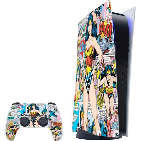 DC Comics Wonder Woman Comic Blast PlayStation PS5 Skins