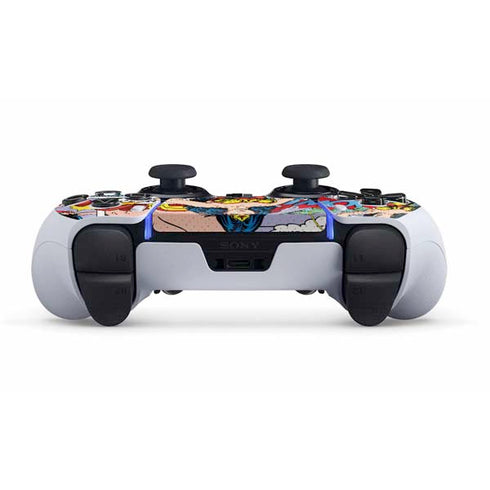 DC Comics Wonder Woman Comic Blast PS5 DualSense Edge Pro Controller Skin