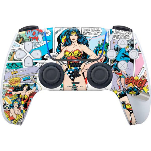 DC Comics Wonder Woman Comic Blast PS5 Pro Bundle Skin
