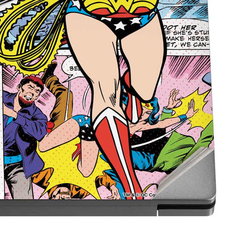 DC Comics Wonder Woman Comic Blast Dell XPS Skin