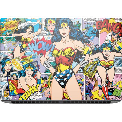 DC Comics Wonder Woman Comic Blast HP ZBook Fury 16 G10 Skin