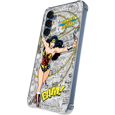 DC Comics Wonder Woman Classic Action Pose Galaxy A35 5G Clear Case