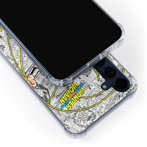 DC Comics Wonder Woman Classic Action Pose Galaxy A55 5G Clear Case