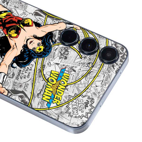 DC Comics Wonder Woman Classic Action Pose Galaxy A55 5G Skin