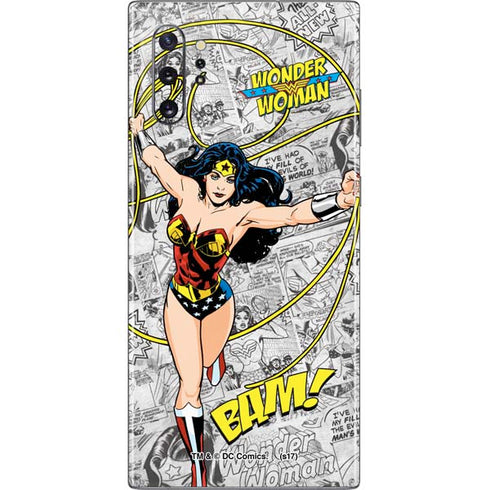 DC Comics Wonder Woman Classic Action Pose Galaxy Note 10 Plus Skin