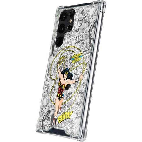 DC Comics Wonder Woman Classic Action Pose Galaxy S23 Ultra Clear Case