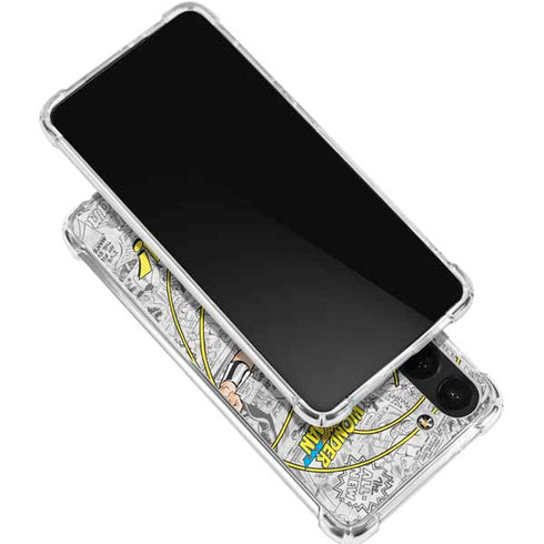 DC Comics Wonder Woman Classic Action Pose Galaxy S24 FE Clear Case