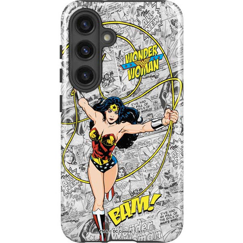 DC Comics Wonder Woman Classic Action Pose Galaxy S25 Impact Case