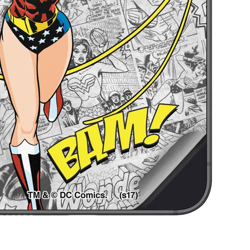 DC Comics Wonder Woman Classic Action Pose Galaxy S25 Plus Skin