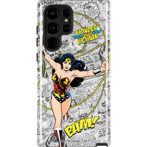 DC Comics Wonder Woman Classic Action Pose Galaxy Cases