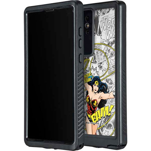 DC Comics Wonder Woman Classic Action Pose Galaxy S24 Ultra Waterproof Case