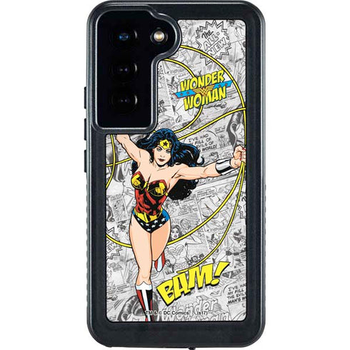 DC Comics Wonder Woman Classic Action Pose Galaxy S24 Waterproof Case