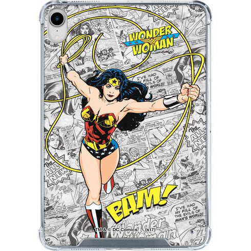 DC Comics Wonder Woman Classic Action Pose iPad 11th Gen (2025) Clear Case