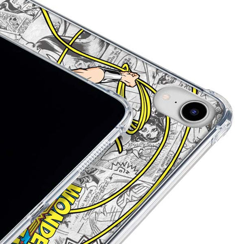 DC Comics Wonder Woman Classic Action Pose iPad 11th Gen (2025) Clear Case